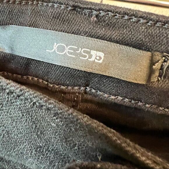 Joe’s Jeans The Skinny Wax Coated Black Ankle Jeans - Picture 3 of 8